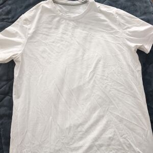 Denver Hayes White Short Sleeve Crew T-Shirt